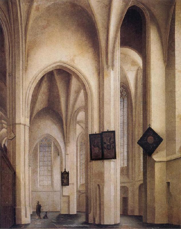 Pieter Jansz Saenredam Church Interior in Utrecht china oil painting image